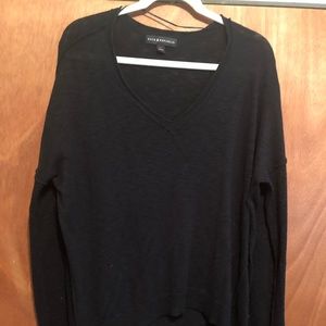Rock Republic xl black long stud sleeve sweater